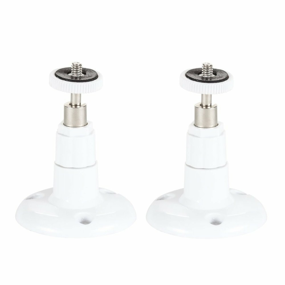 Security Wall Mount- Adjustable Indoor/Outdoor Mount – 2 X 2 Pack, White