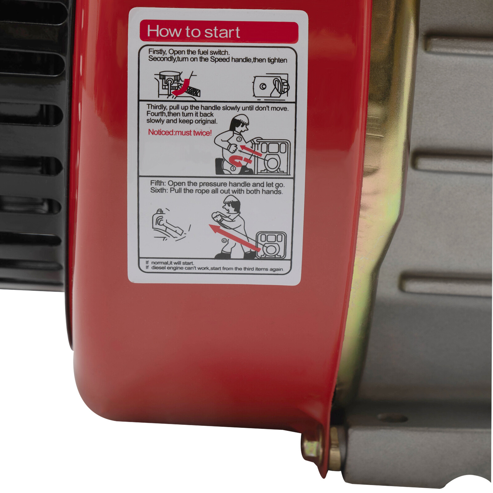 4 Stroke Diesel Engine Motor Single Cylinder For Small Agricultural Machinery