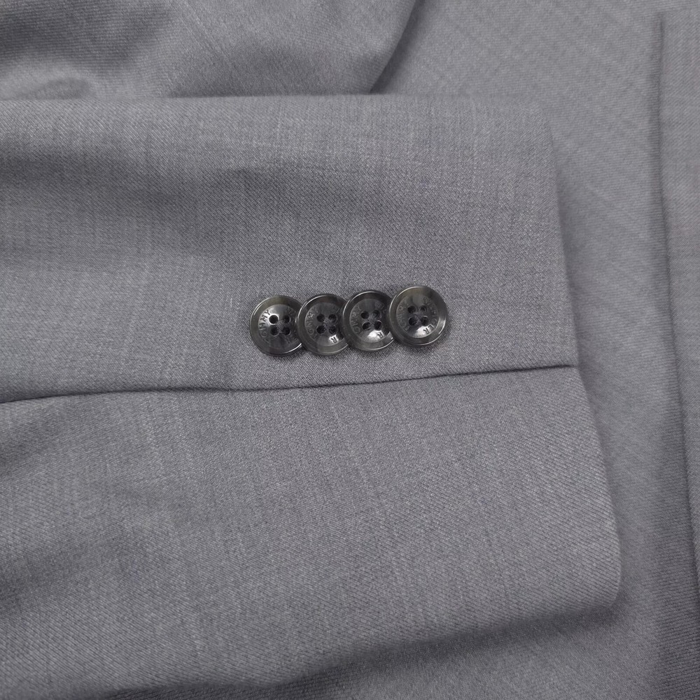 Tommy Hilfiger Men's Solid Pearl Grey Suit Jacket NWT