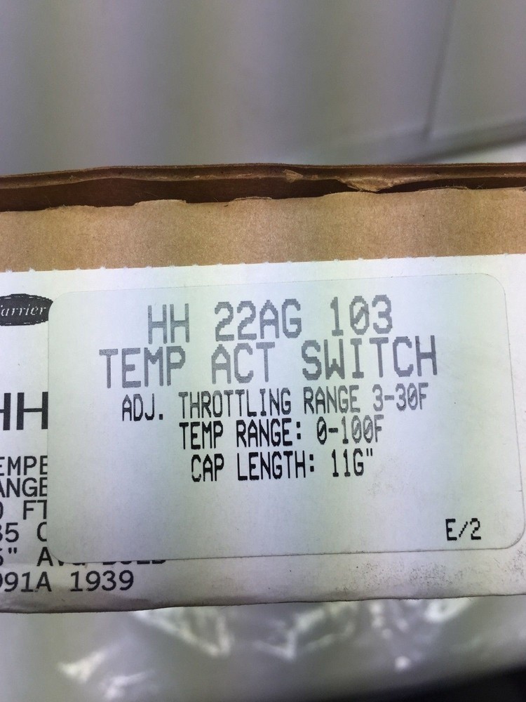 Carrier HH-22AG-103 Thermostat