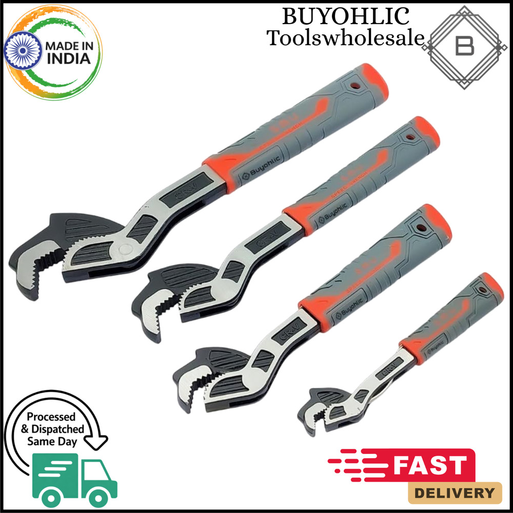 Self Adjusting Locking Wrench Multifunctional Universal Adjustable Pipe Wrench