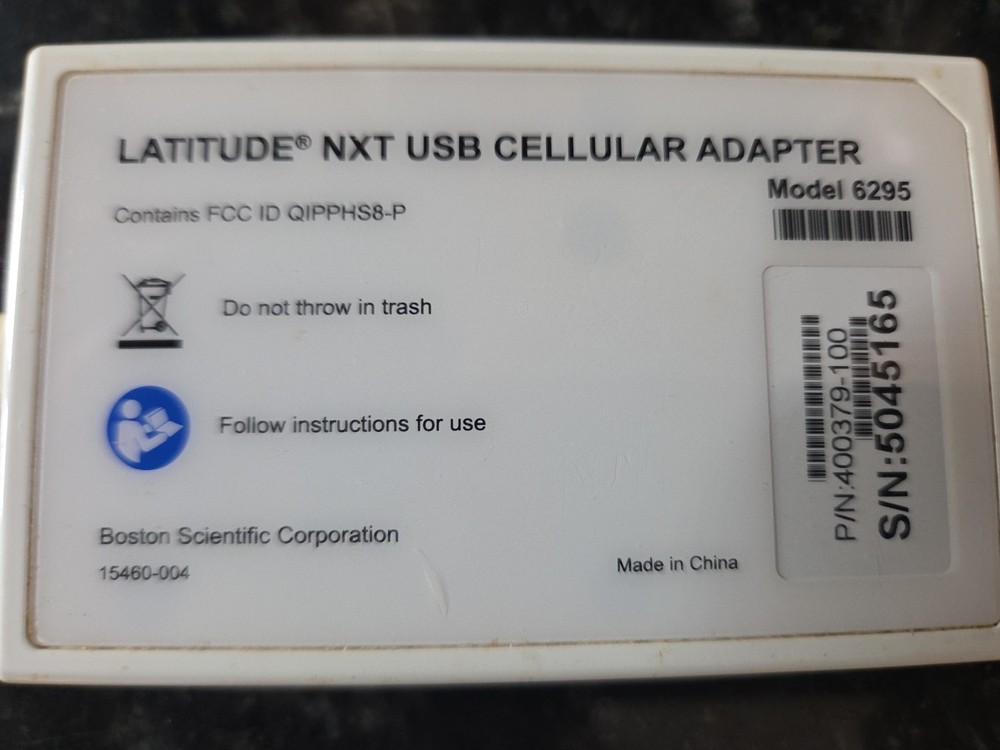 Boston Scientific Latitude NXT USB Cellular Adapter Model 6295