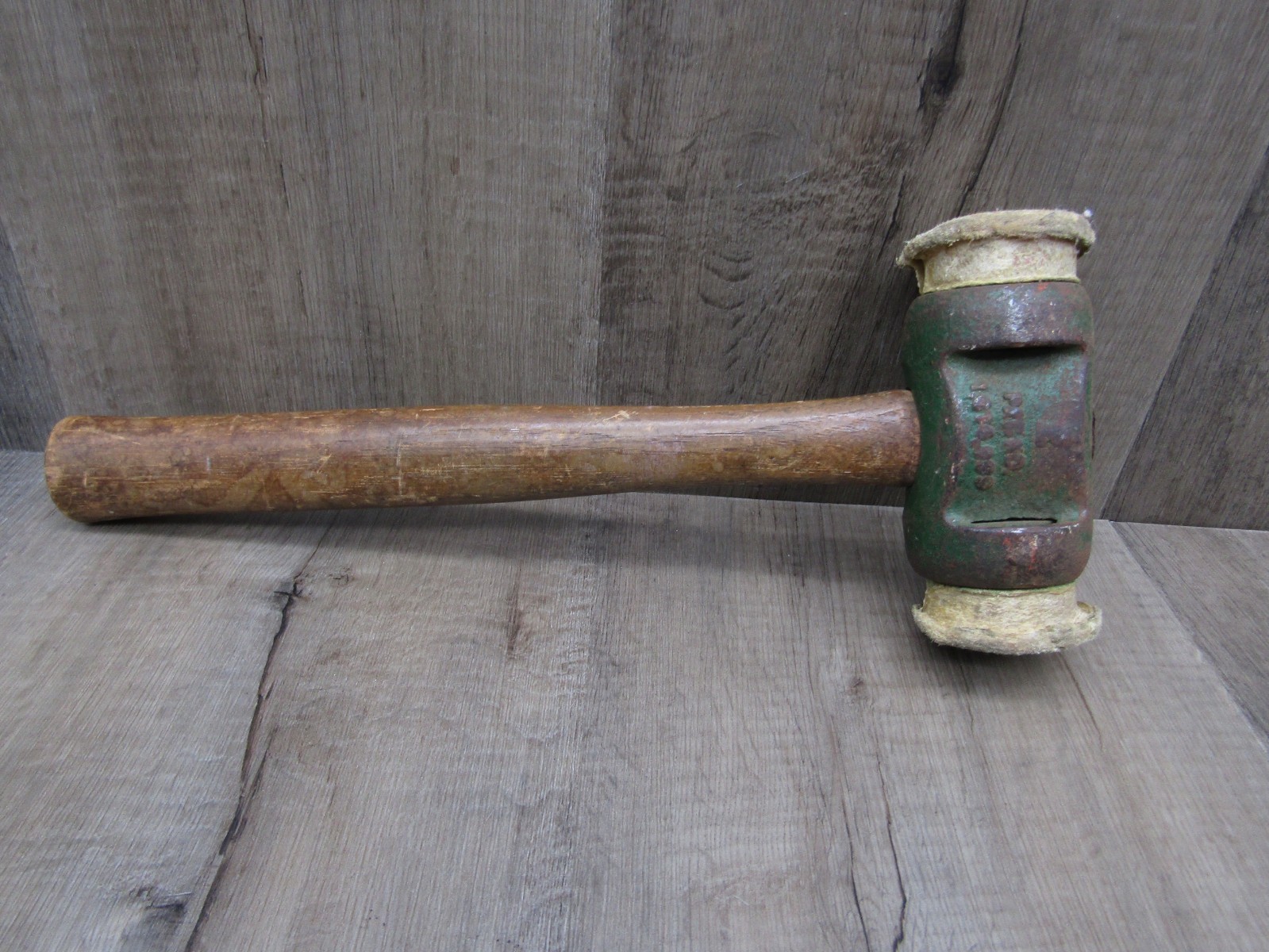 Vintage Garland No. 2 Rawhide Mallet Hammer Saco Maine
