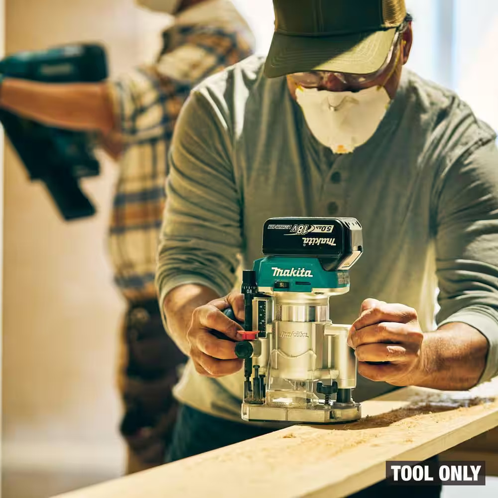 18V LXT Lithium-Ion Brushless Cordless Variable Speed Compact Router with Built-