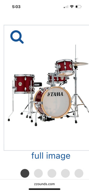 TAMA 6 Piece Drum Set Candy Apple Red