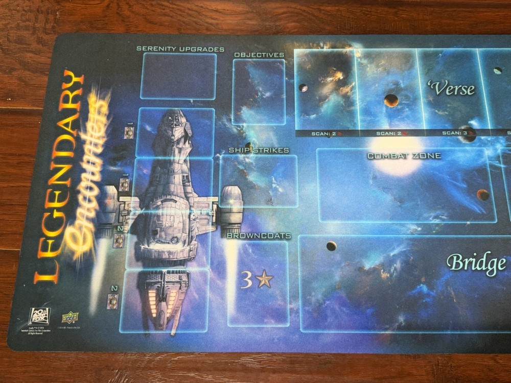 Legendary Encounters a Firefly Deck Building Game By Upper Deck Complete Used