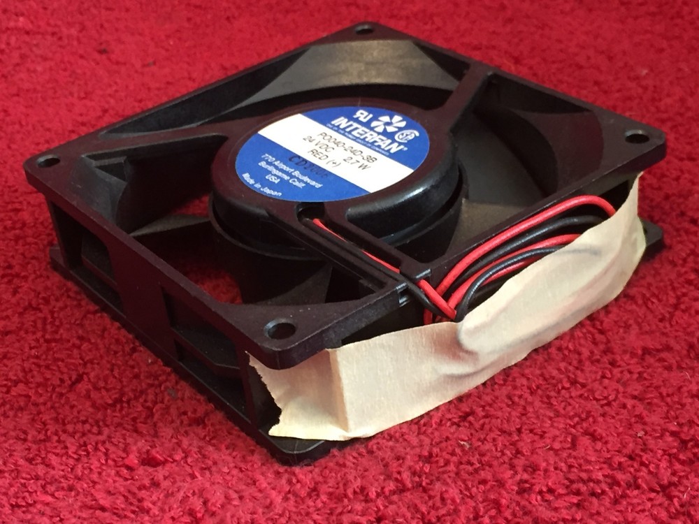 INTERFAN PO040-24D-3B AVIONICS FAN 24 VDC