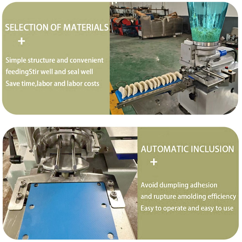90% New Commercial Fried Dumpling Making Machine, Steam Dumpling Maker 1500pcs/h