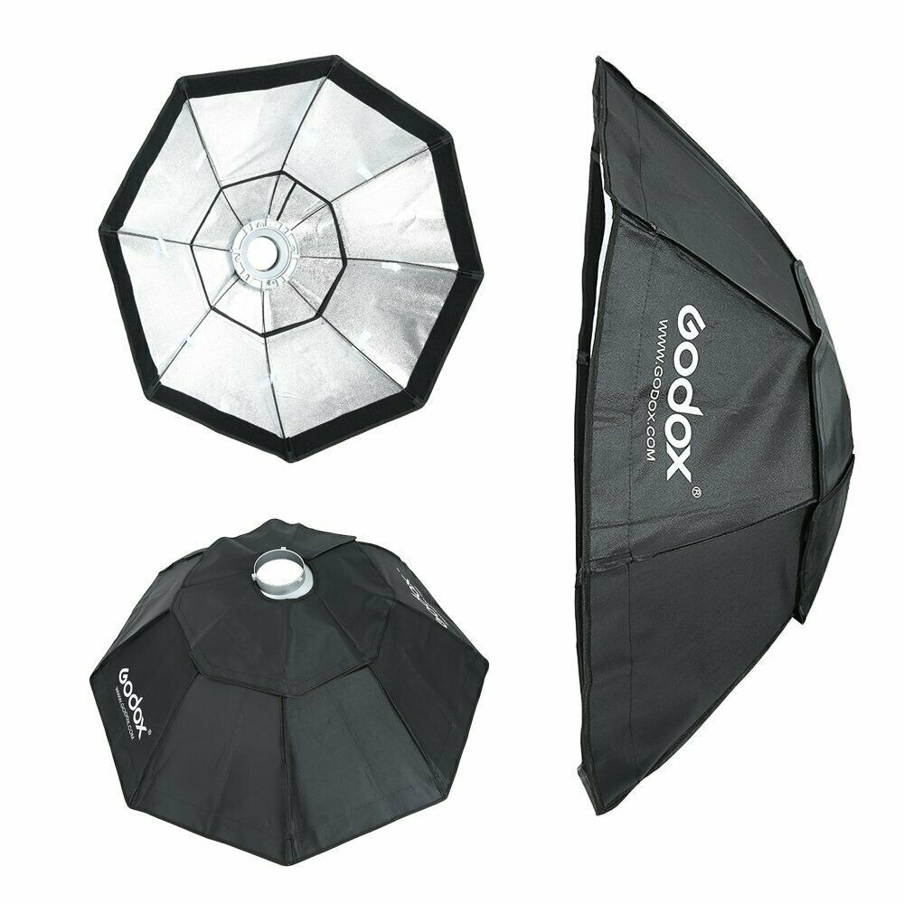Godox 95cm Octagon Softbox Bowens Mount + Honeycomb Grid For Studio Strobe Flash