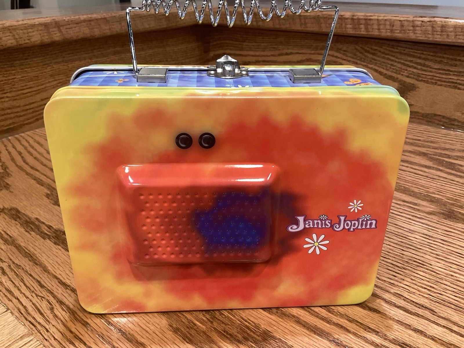 Vintage 2000 Janis Joplin Collectible by Vandor - Tin Lunch Box Or Tote #51069