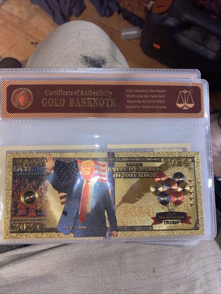 President Trump Gold Notes