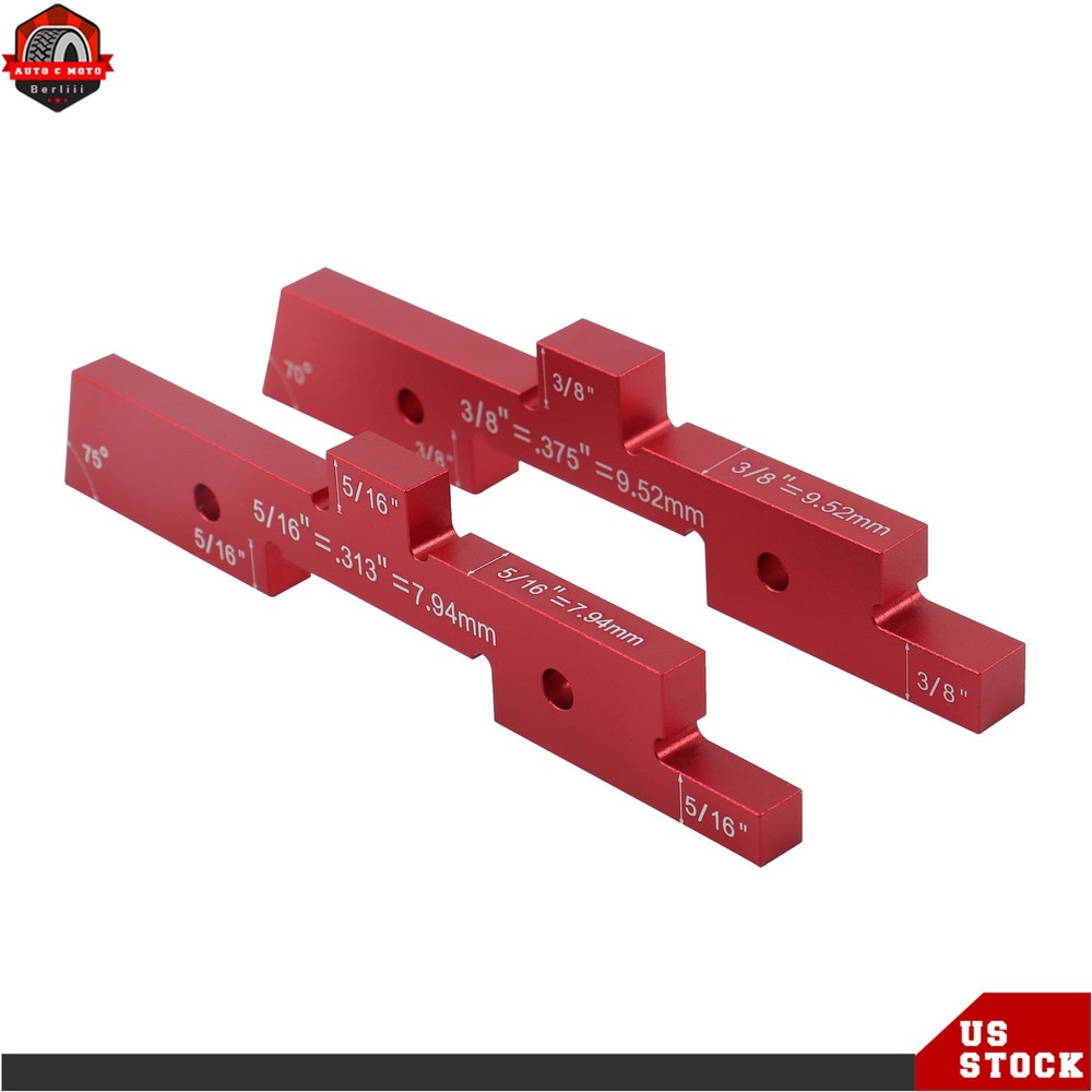Height Gauge Router Table Setup Bars 14PCS Precision Aluminum Setup Blocks