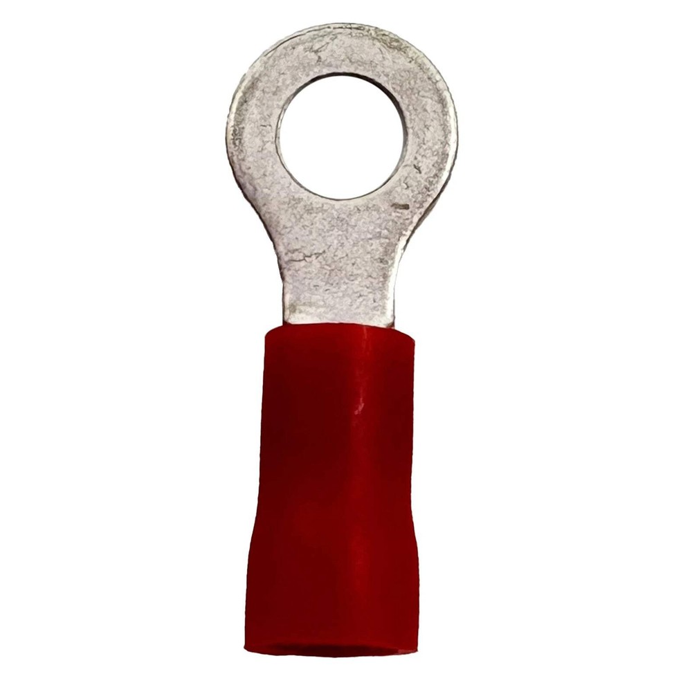 HellermannTyton Insulated Ring Terminals Red 1R4
