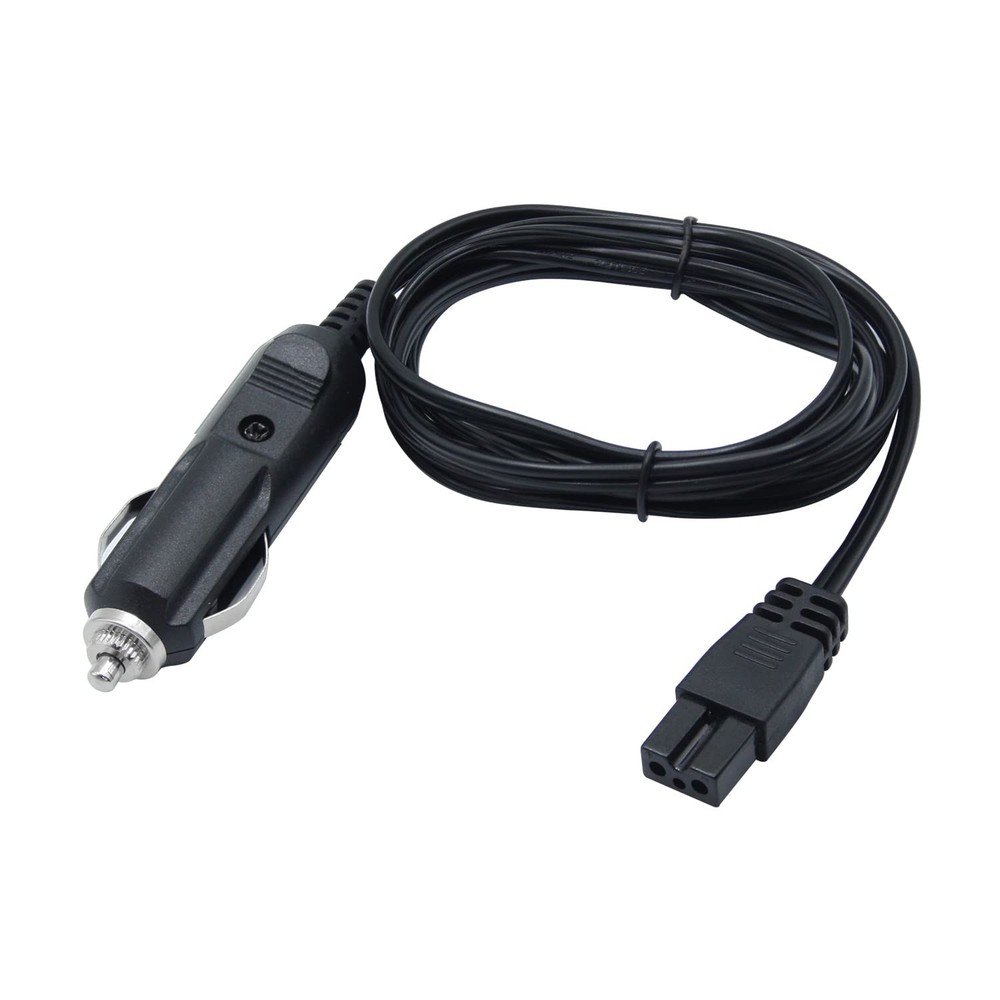 12V Car Cooler Plug Power Cable,Mini Fridge Cool Replacement Black