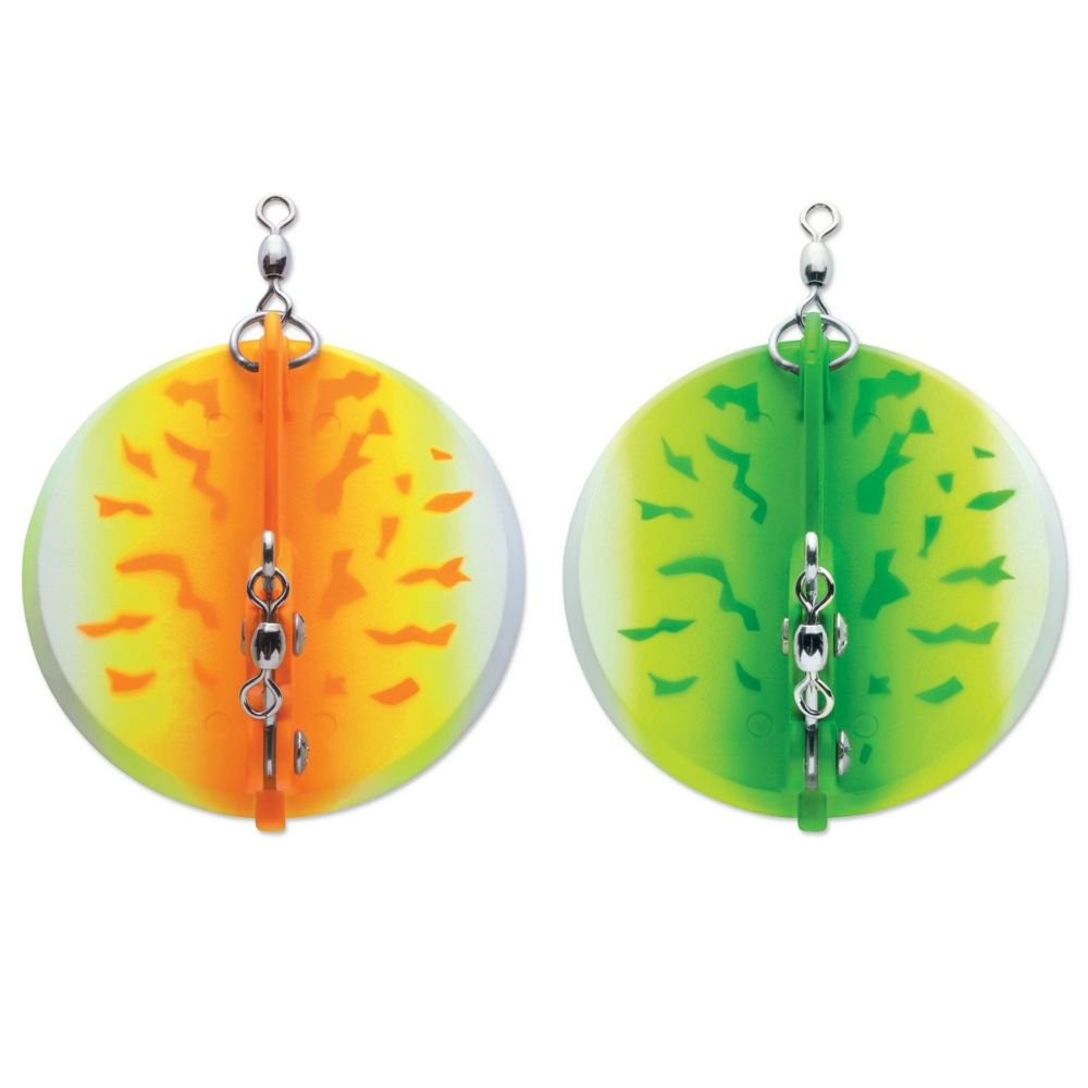 Luhr Jensen Dipsy Diver 4.2" Fire UV-Chrome Bottom