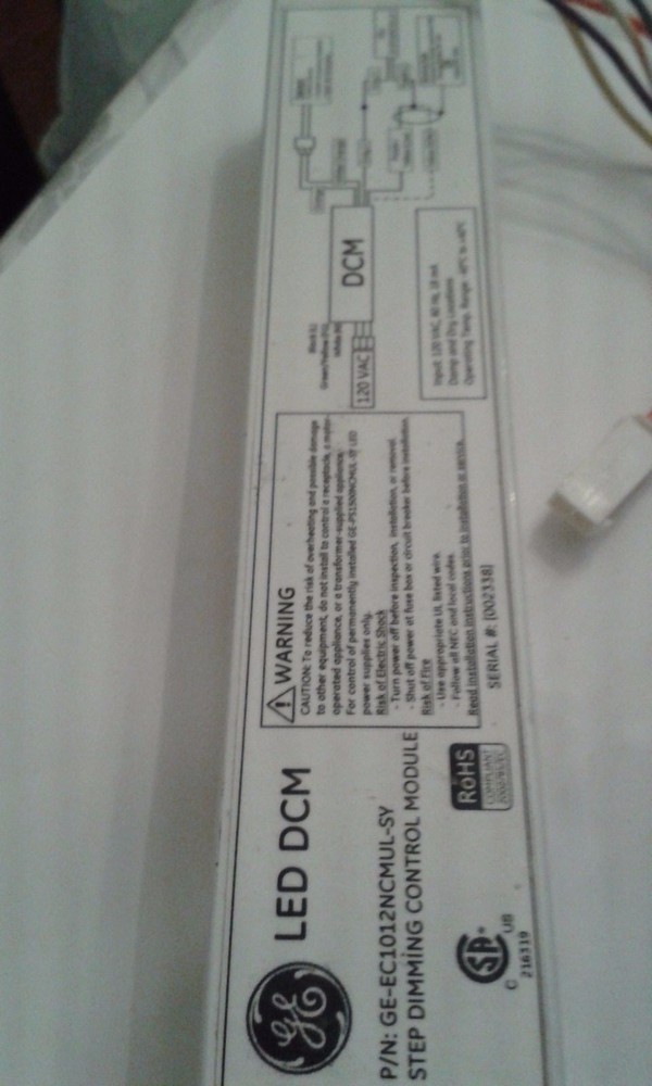 GE LED DCM GE - EC1012NCMUL-SY STEP DIMMING CONTROL MODULE new