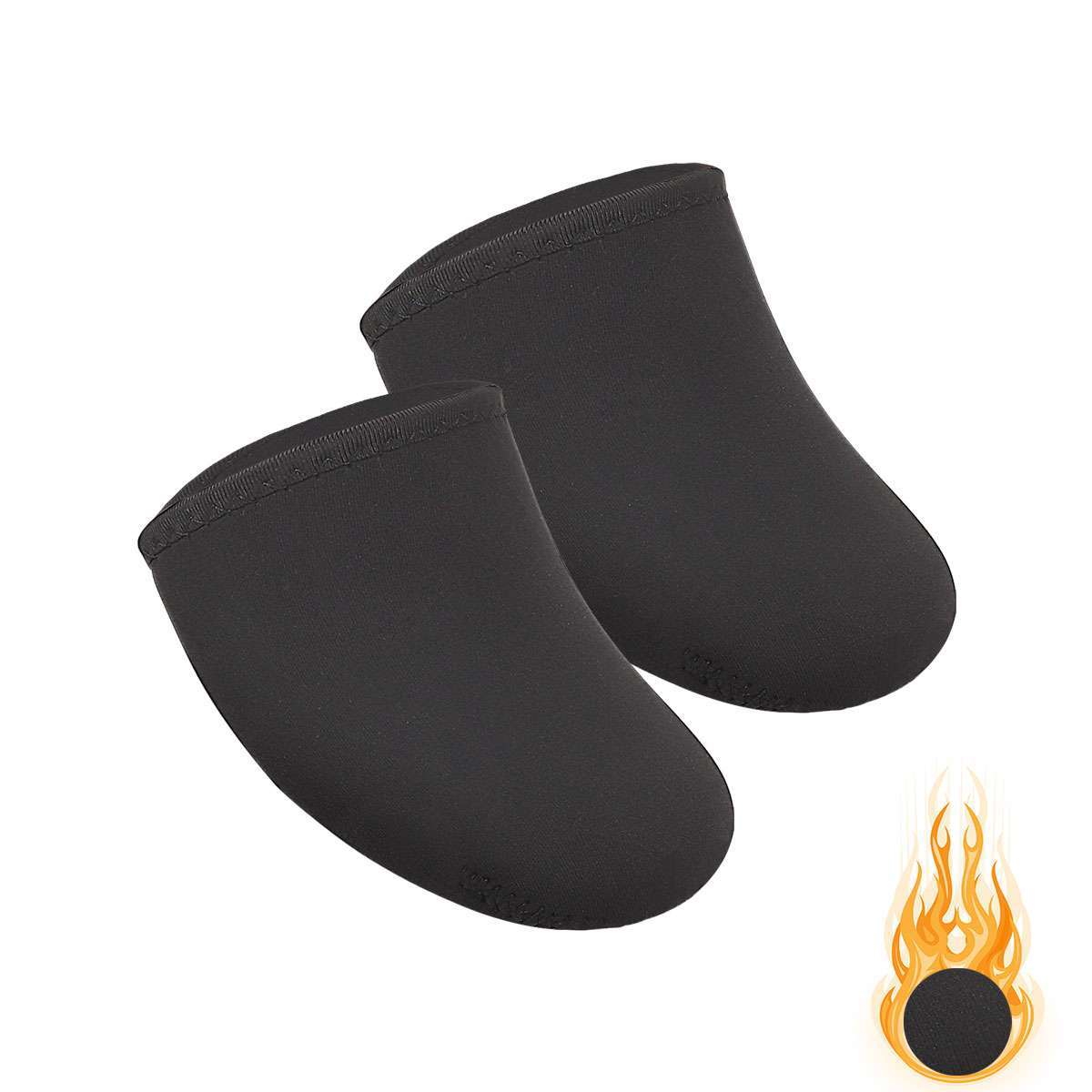3mm Neoprene Toe Warmers Black Feet Warmer Thermal Toe Cover For Skiing Cycling