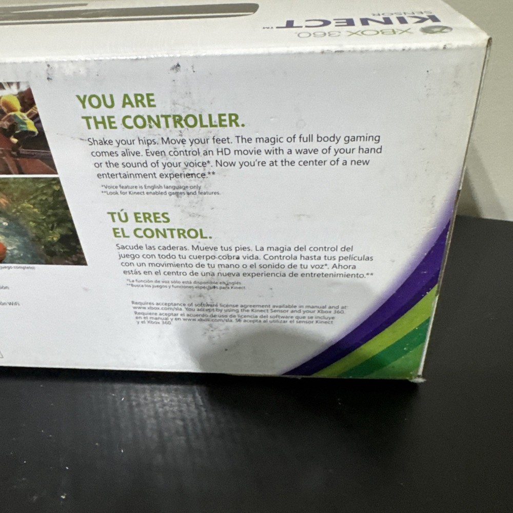 Microsoft Xbox 360 Kinect Sensor -includes KINECT ADVENTURES