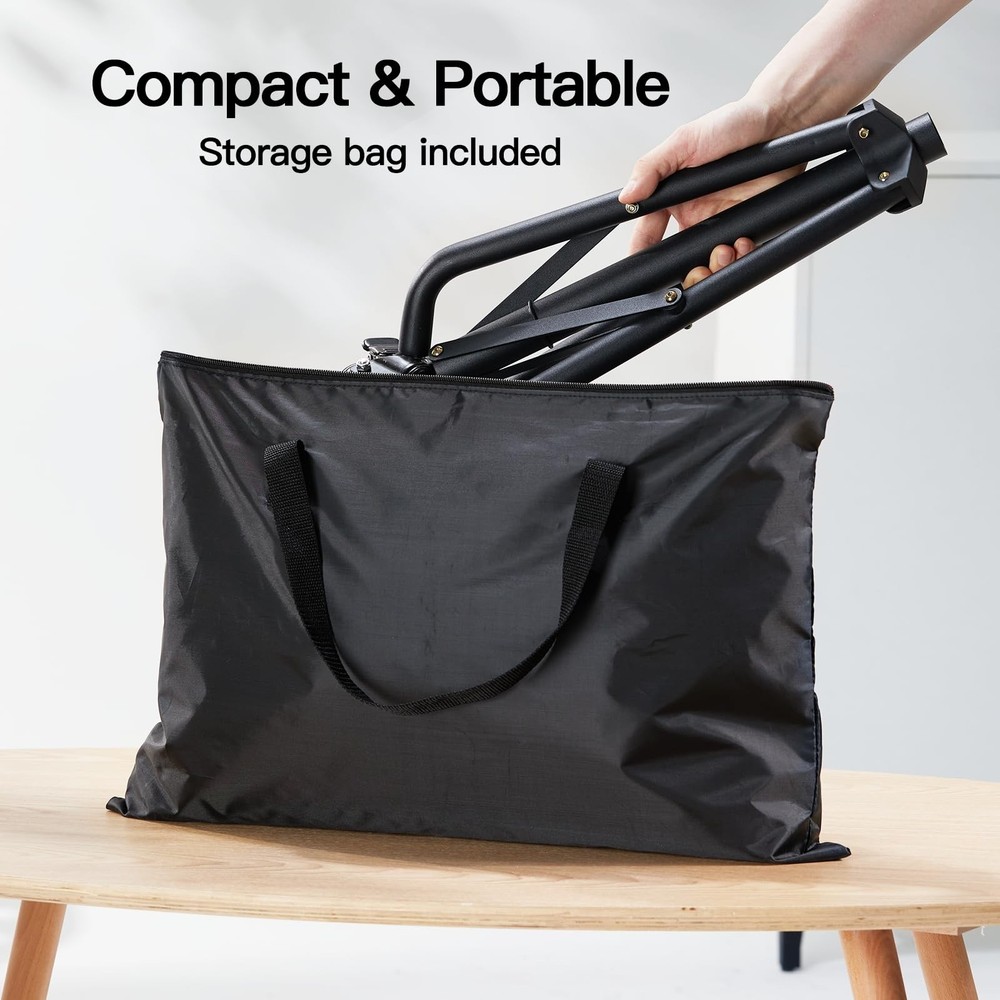 Amada Projector Stand with Wheels, Height Adjustable Rolling Stand with Mouse...