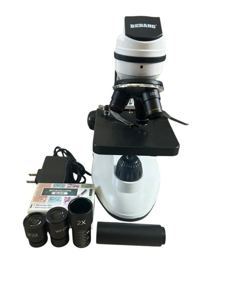 AmScope M160C-2L-PB10 Cordless Compound Monocular Microscope