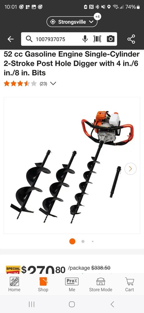 Echo Post Hole Digger Earth Auger Borer Ground 4" 6" 8" BITS ONLY