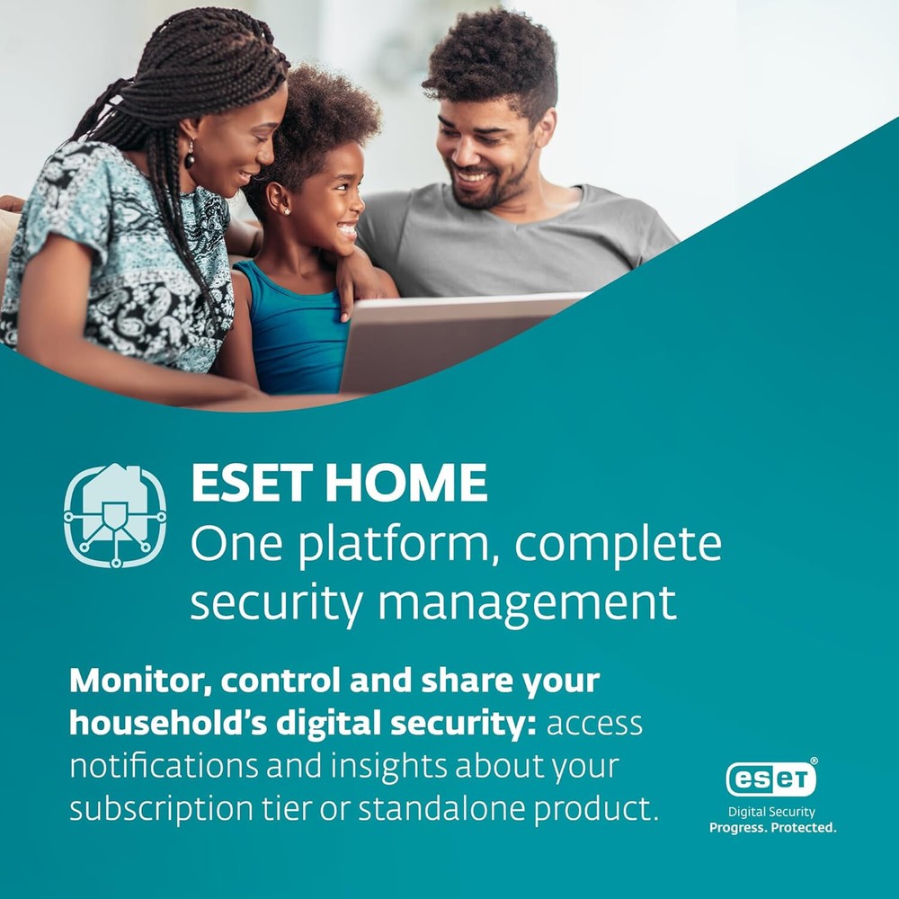 ESET HOME INTERNET SECURITY PREMIUM 2024 3 DEVICE 1 YEAR PC MAC ANDROID EMAIL