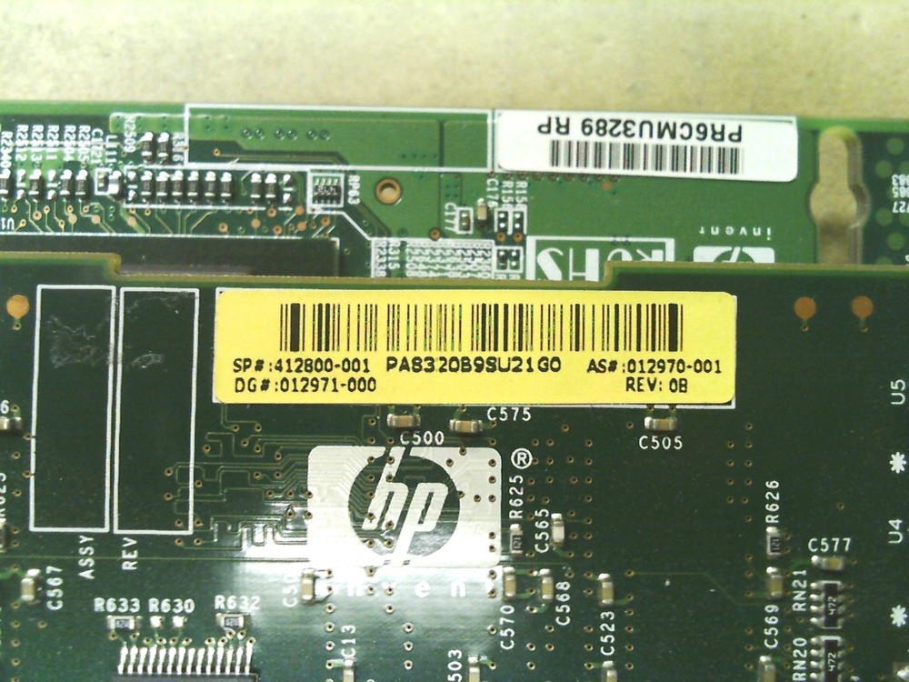 HP SMART ARRAY E200i SAS RAID CONTROLLER CARD 412205-001 64MB CACHE 412800-001