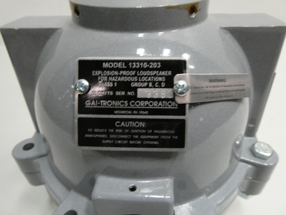 Gai-tronics 13310-203 Explosion-proof Loudspeaker