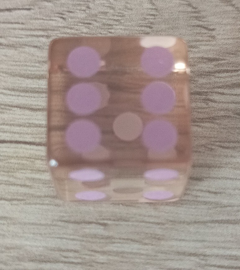 Smiley, set of 5 dice in a plastic case