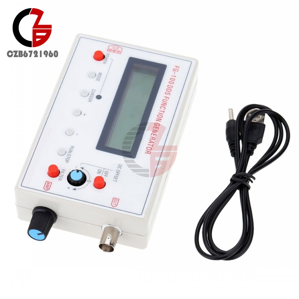 DDS Function Signal Generator Sine Triangle Square Wave Frequency 1HZ-500KHz Kit