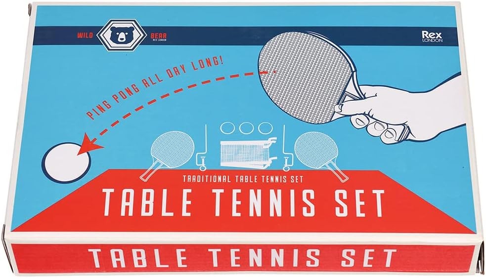 Wild Bear Table Tennis Set
