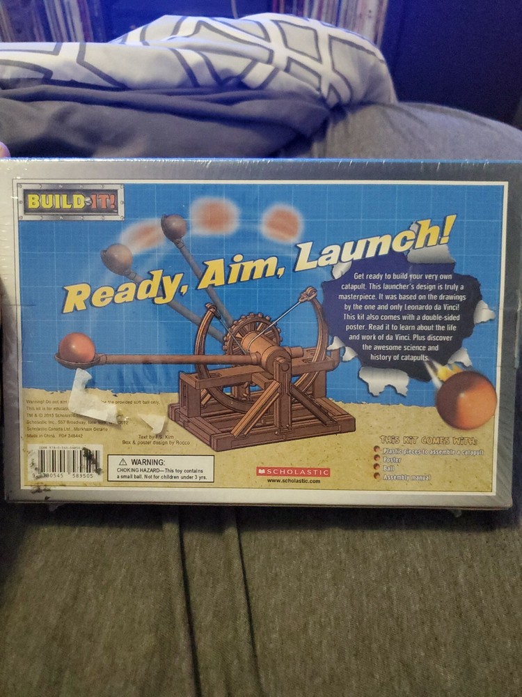 Scholastic Pumpkin Chuckin Kit Catapult Game