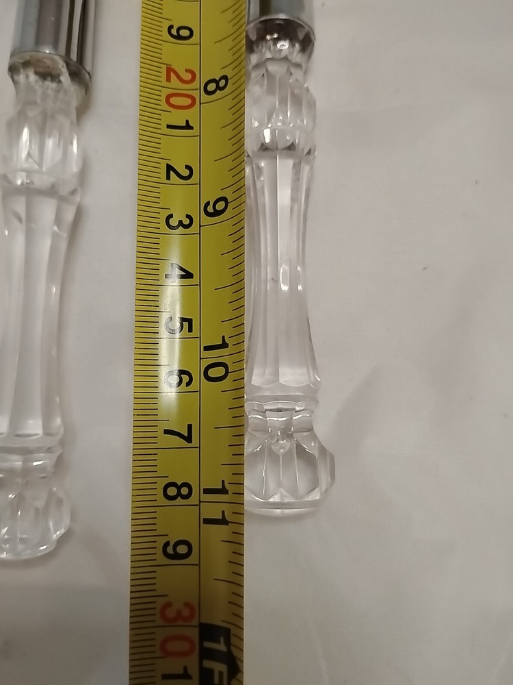Wedding Cake Cutter Set Clear Handles