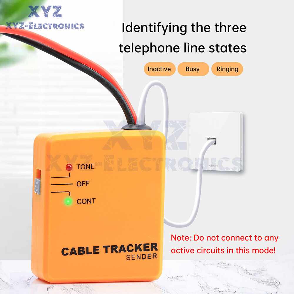 Multi-function Cable Finder Wire Tracker Fiber Optic Network Tester Cable Toner