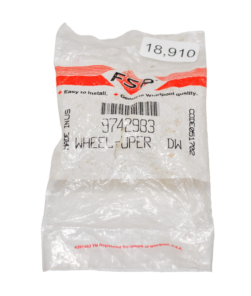 Whirlpool 9742983 Dishwasher Upper Wheel