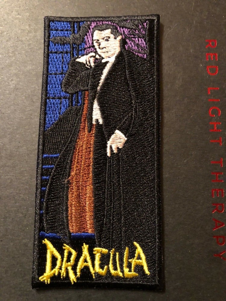 DRACULA UNIVERSAL MONSTER AURORA MODELS PATCH Embroidered IRON ON