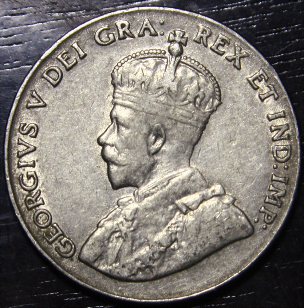 1928 Canada Nickel Five Cent World Coin