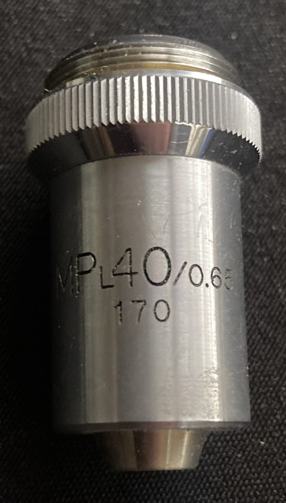 Unitron MPL 40/0.65 Microscope Objective Lens