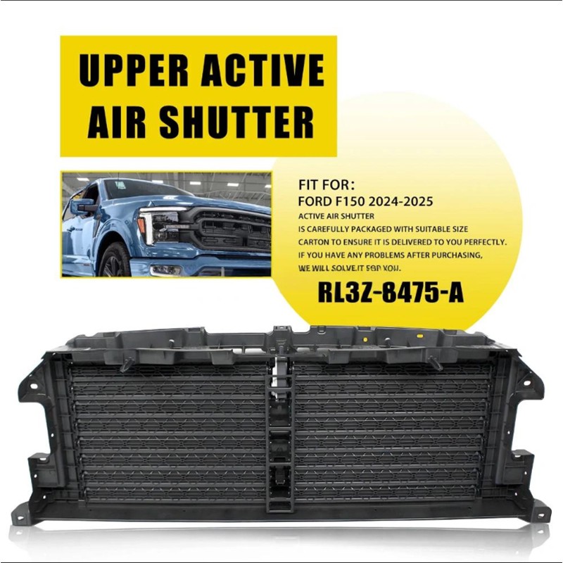 RL3Z-8475-A Front Upper Active Air Shutter Fits For 2024-2025 Ford F-150 F150