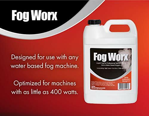 FogWorx 1 Gallon of Organic Fog Fluid Medium Density Long Lasting Machine Fluid