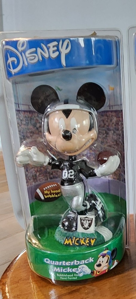 Disney Raiders Mickey NFL Bobblehead