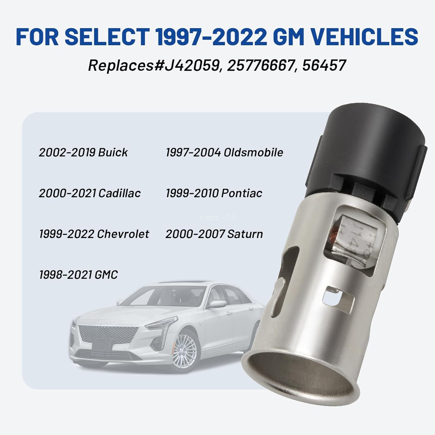 Cigarette Lighter Socket 25776667, J42059 Replace For Chevy GMC Cadillac Buick