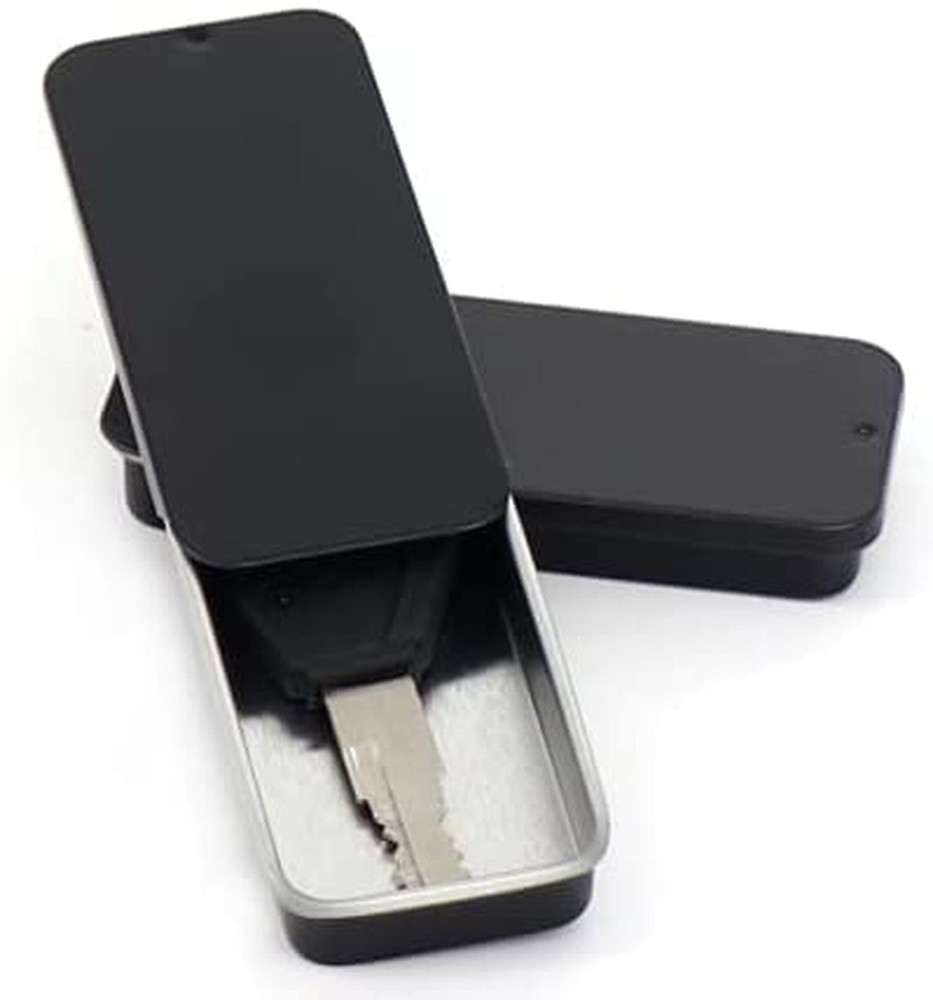 IVYRISE 3 PCS Metal Tin Box Containers Rectangular Empty Hinged Tins Box Cont...