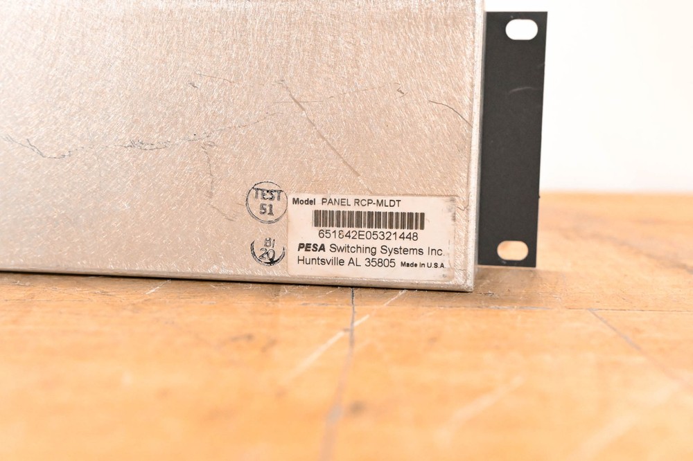 Pesa RCP-MLDT 2RU Matrix Switcher Control Panel CG01URS