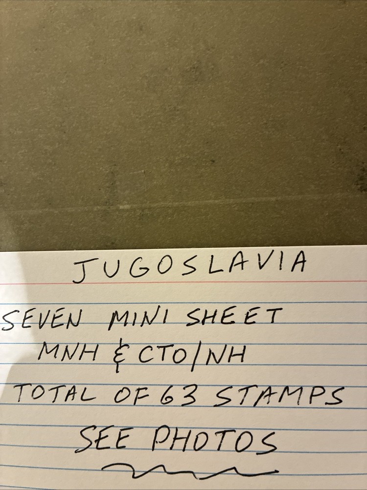 yugoslavia stamps sheets