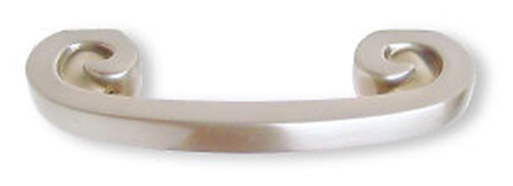 3" Inspirations Scroll Swirlz Pull Satin Nickel