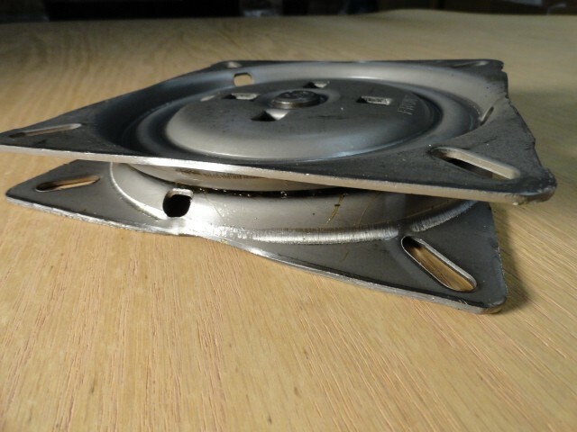 Heavy Duty Bar Stool Swivel Plate 6.75" For Stools with Backs