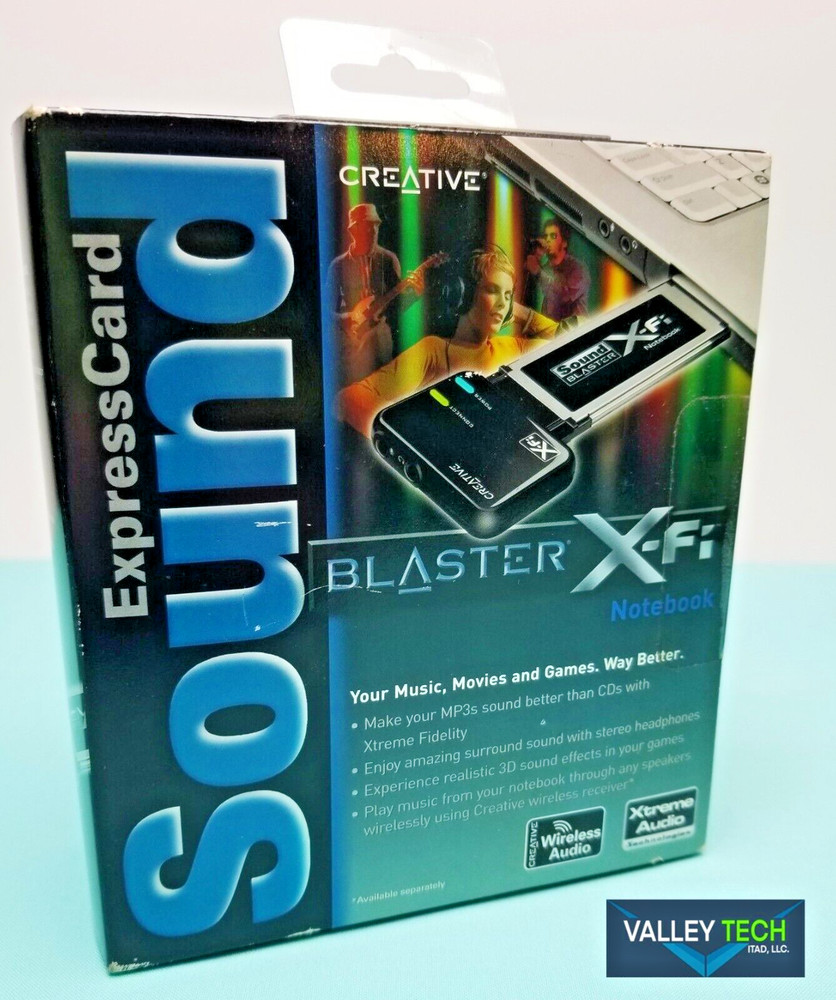 Creative Express Card Sound Blaster X-Fi Notebook