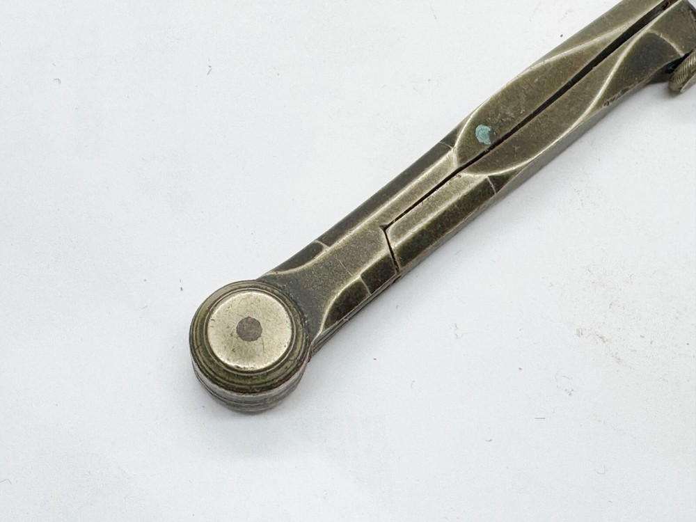 ANTIQUE BRASS COMPASS DIVIDER TOOL RARE PRECISION DRAFTING INSTRUMENT