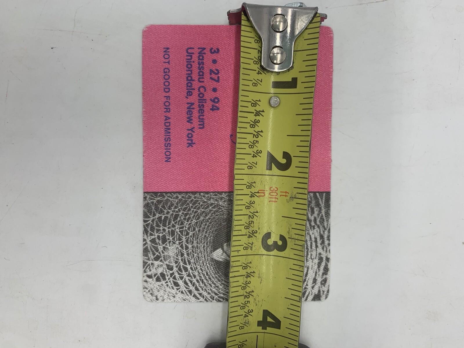 Grateful Dead Backstage Pass 3/27/94 Nassau Coliseum, NY James Dean